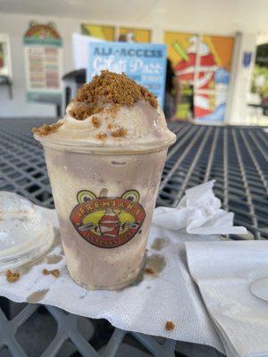 Cookie butter and chocolate gelati!