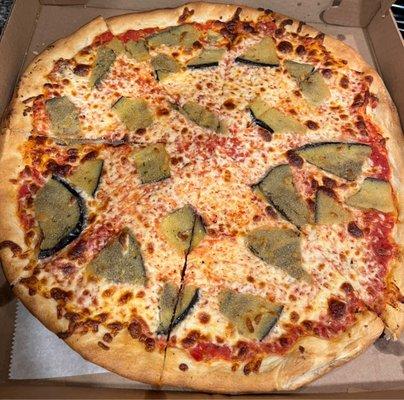 2 Large Pizzas Special - eggplant topping