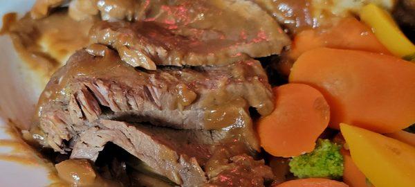 pot roast close up