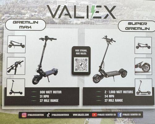 Valiex Scooters