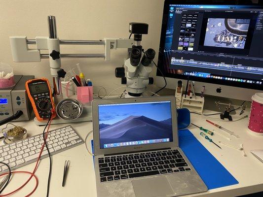 water damaged MacBook Air