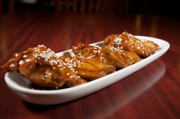 Honey garlic chicken wings