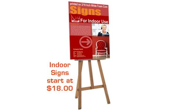 Rigid Foamcore is typically mounted on an easel for presentations or can be used for signs, posters, PoP etc.