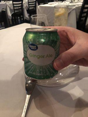 Walmart Ginger ale