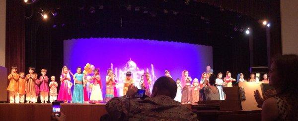 Flintridge Montessori Children preforming in 2016. Appreciated the efforts of the staff. The Bollywood number was the best!