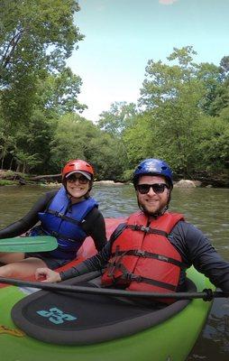 Chilling on the Cartecay River