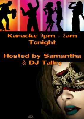 Karaoke Sunday's with Samantha & DJ Talley