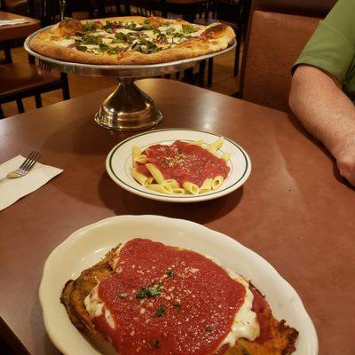 Pizza and Eggplant Parm!