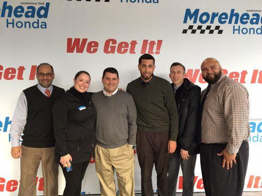 Wendy is at Morehead Honda CR-Vfor training!