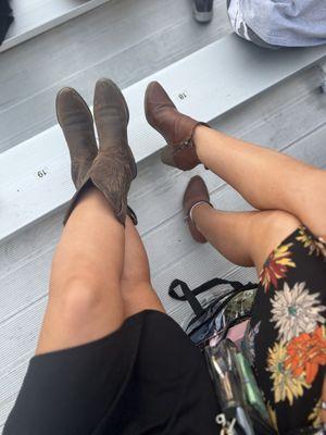 Country Concerts + bronzed legs