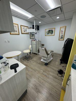 Another angle of our hair restoration treatment space.