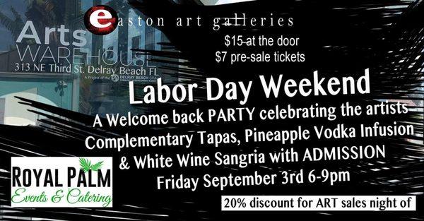 Labor Day Art Walk in Delray Beach Fl