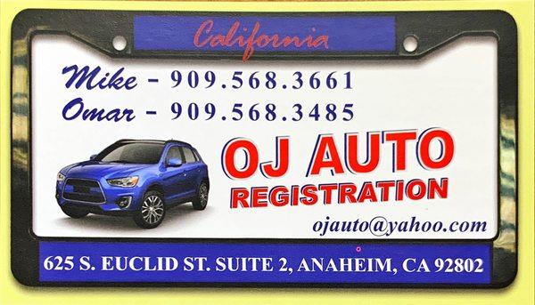 Oj's Automotive Registration Services