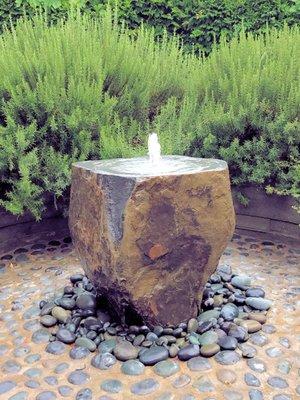 Large natural stone fountain