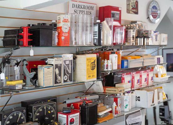 Lots of darkroom supplies