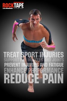 We use Rocktape for many of our patients and atheletes