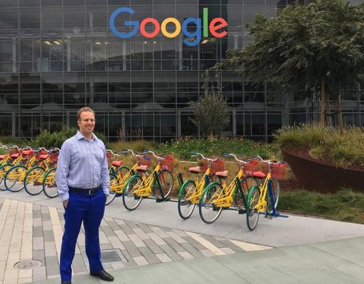 Exults CEO/President, Zach Hoffman at Google Headquarters in California