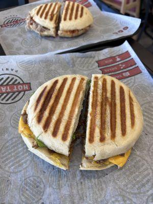 Medium Cheeseburger Panini