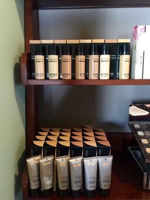 We carry the full line of bare Minerals makeup