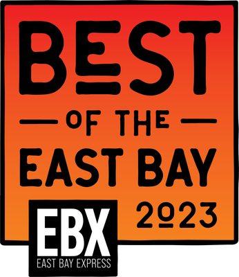 Voted BEST PILATES STUDIO for 2023 by the East Bay Express' reader's poll.