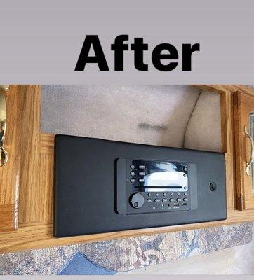 Stereo upgrade on This RV