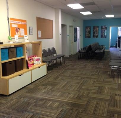 The Buckhead Centre's redesigned lobby space.