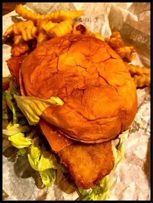 Crispy Hawaiian Fish Sandwich is quite excellent...!