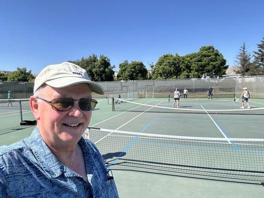 Pickleball practice