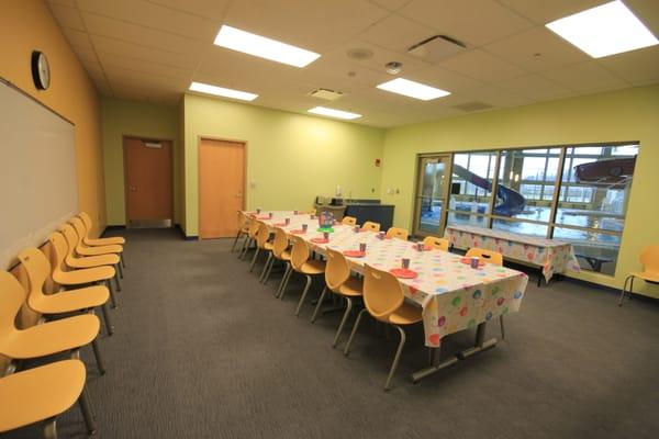 Aquatic Birthday Party Rooms