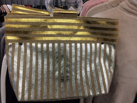 Gold and silver bag