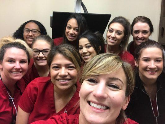 More morning huddle selfies!