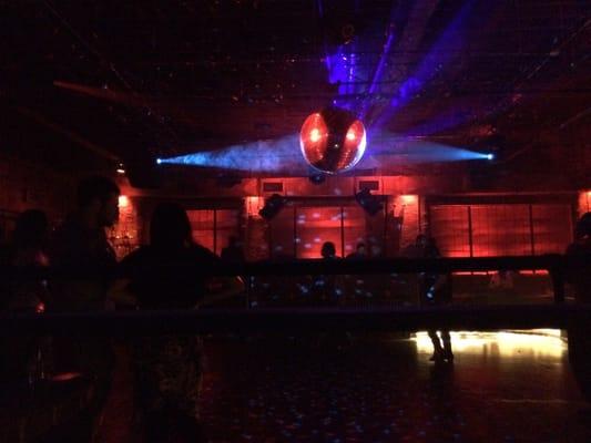 Good disco ball in the main room.