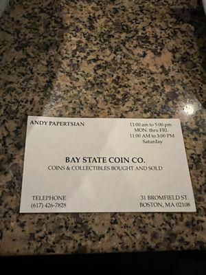 Bay State Coin