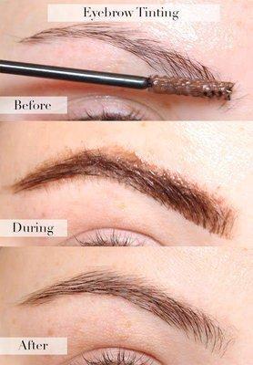 eyebrow tint