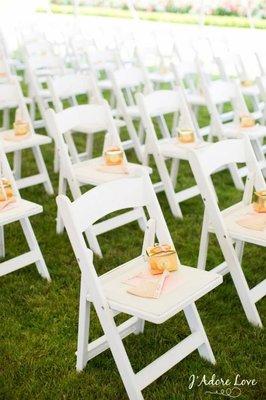 White Padded Chairs