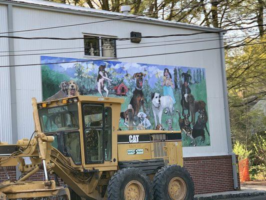 Dog mural