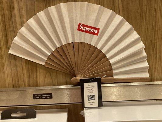 Supreme Sasquatchfabrix Folding Fan White OS ($150)