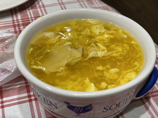 Egg Drop Wonton Soup