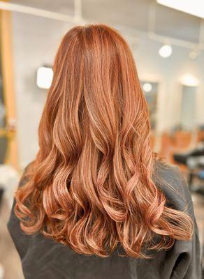 Copper hair color