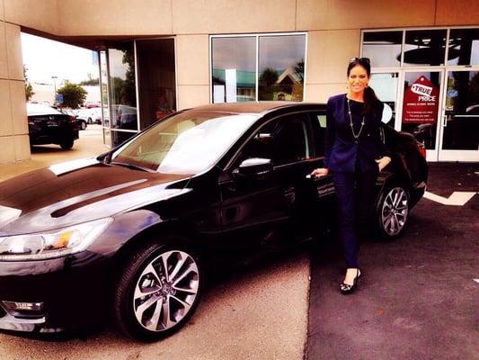 My new Honda Accord- sales rep - Bruce Prow