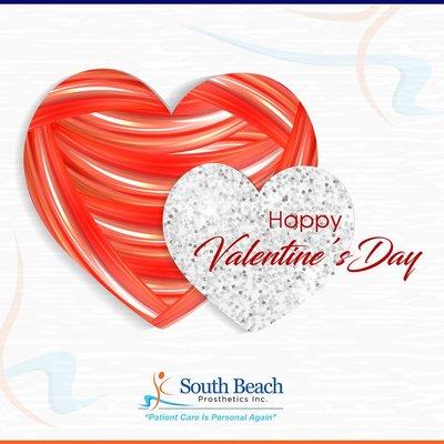 Happy Valentine's Day from all of us at South Beach Prosthetics!