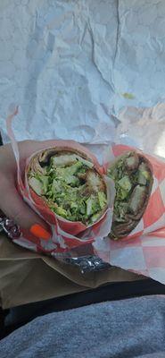 Chicken ceasar wrap