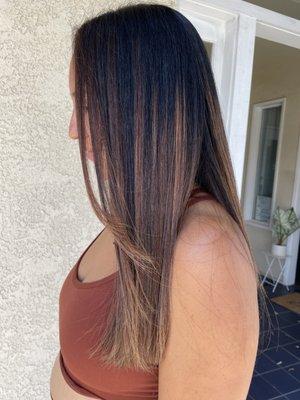 Chocolate balayage