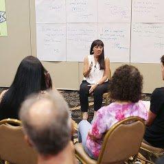 Sherrie Frank leading a seminar