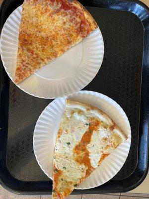 Cheese slice and vodka slice