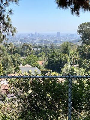 View of downtown LA