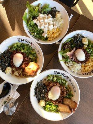 Chashu nagoya mazesoba, vegan mazesoba, curry mazesoba