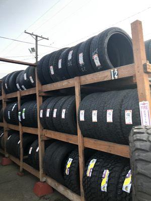 Huge selection of used tires as well