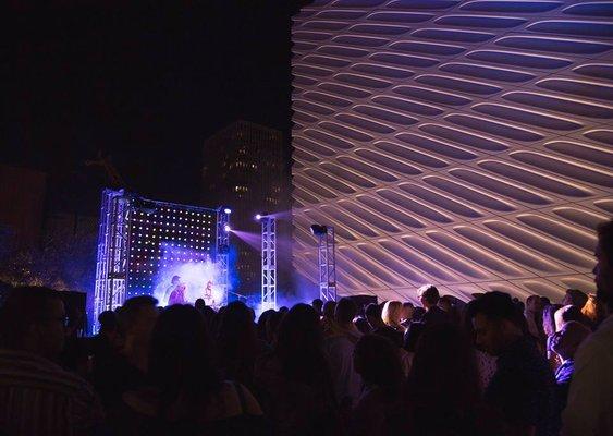 Lighting for Summer Happenings at the Broad Museum