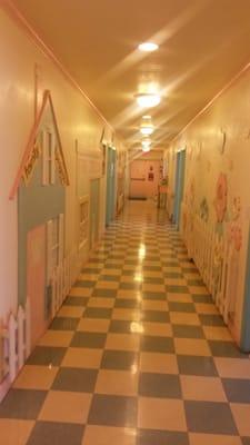 Beautiful  Hallway to the class